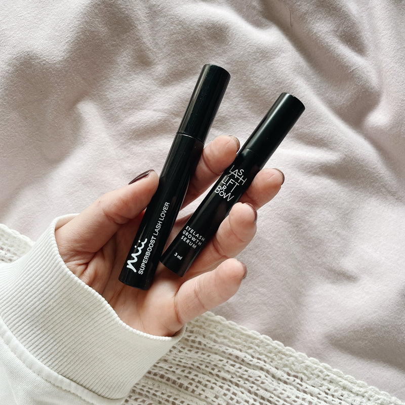 wimper groei serum en mascara voor langere en vollere wimpers