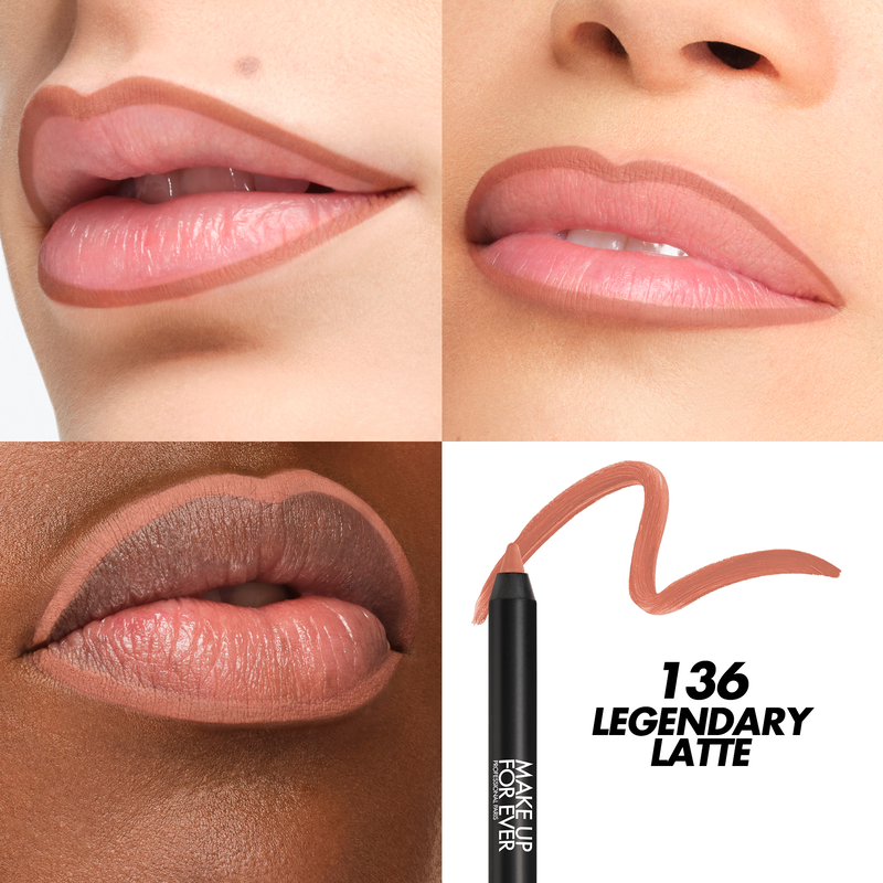 artist color pencil extreme make-up forever lippotlood 136 legendary latte