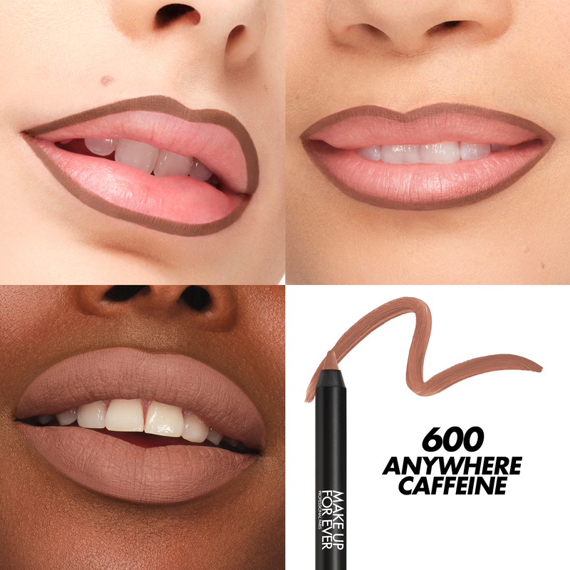 artist color pencil extreme make-up forever lippotlood 600 anywhere caffeine